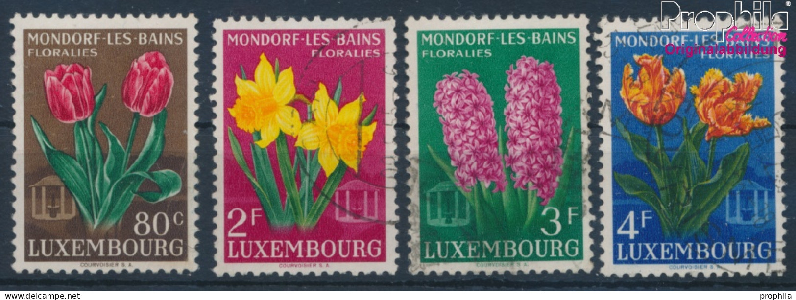 Luxemburg 531-534 (kompl.Ausg.) Gestempelt 1955 Blumenfest (10334097 - Used Stamps