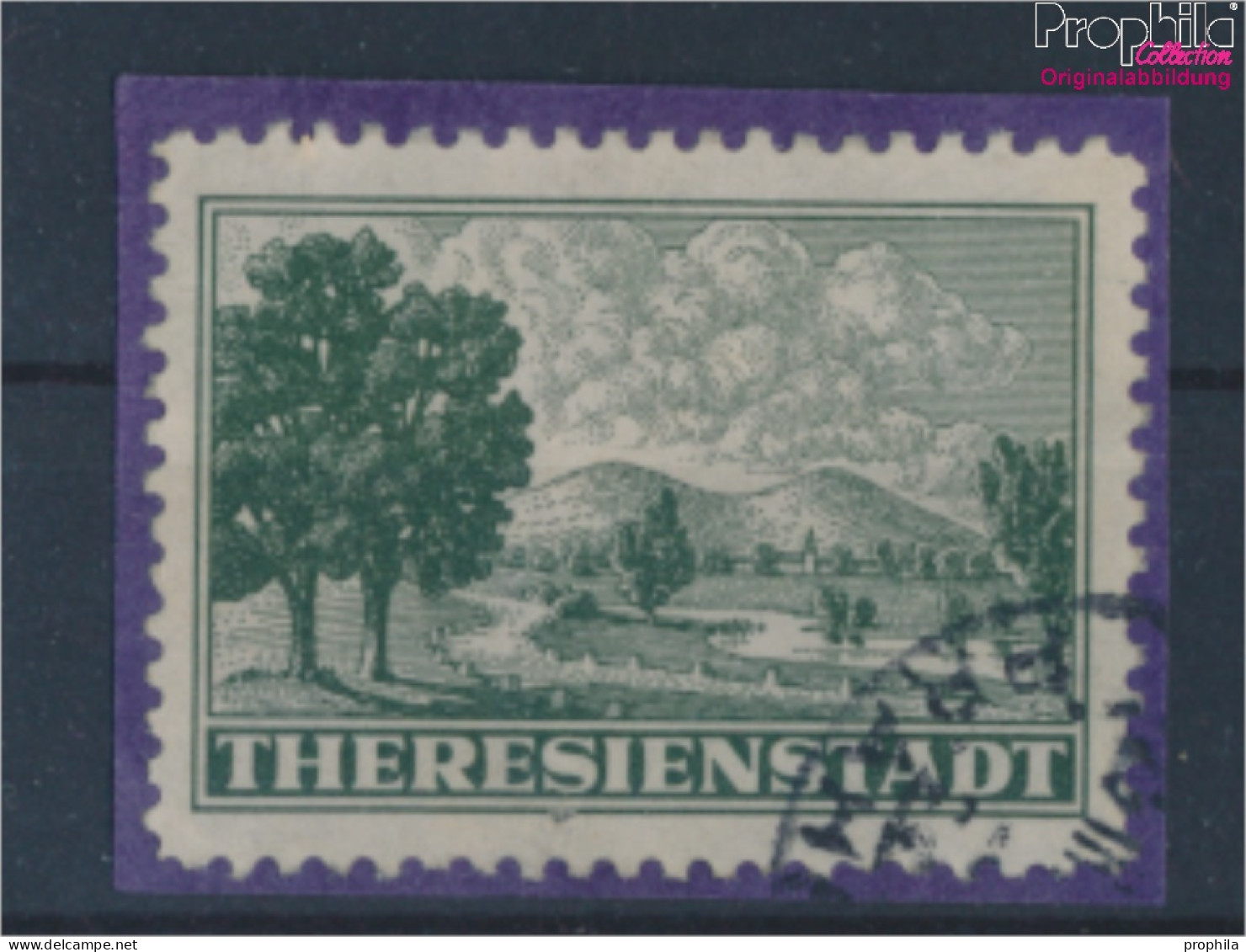 Böhmen Und Mähren Z1 (kompl.Ausg.) Geprüft Mit Attest Gestempelt 1943 Zulassungsmarke Theresienstadt (10331427 - Used Stamps