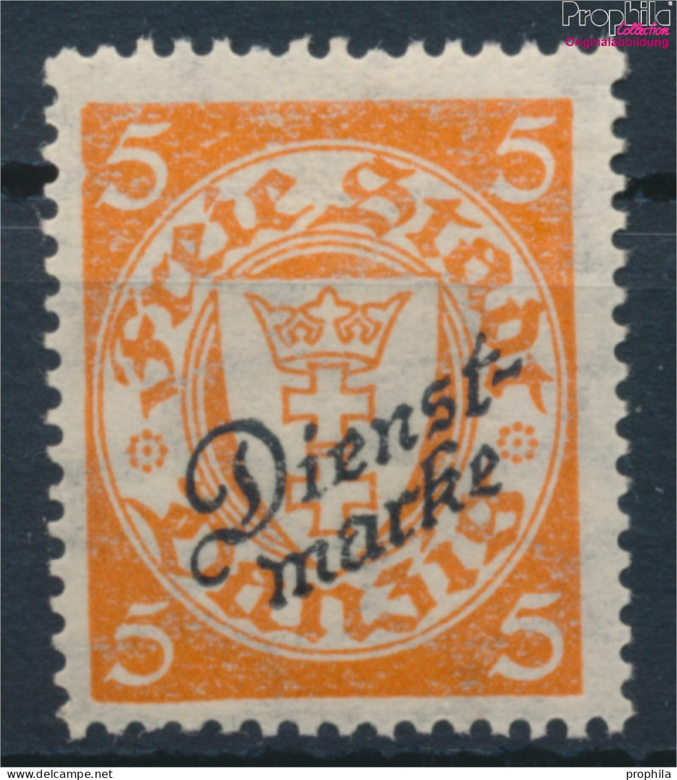 Danzig D41a Mit Falz 1924 Dienstmarke (10339317 - Dienstmarken