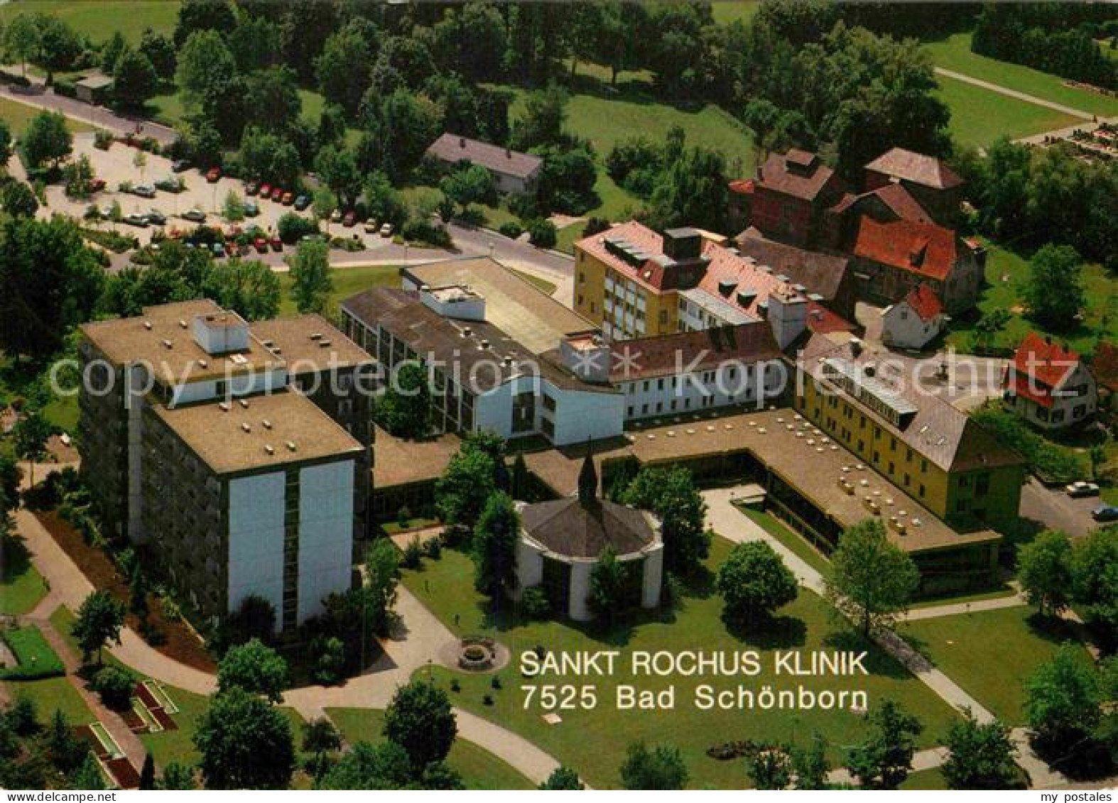 72880253 Mingolsheim Sankt Rochus Klinik Schwefelbad Fliegeraufnahme Bad Schoenb - Bad Schönborn