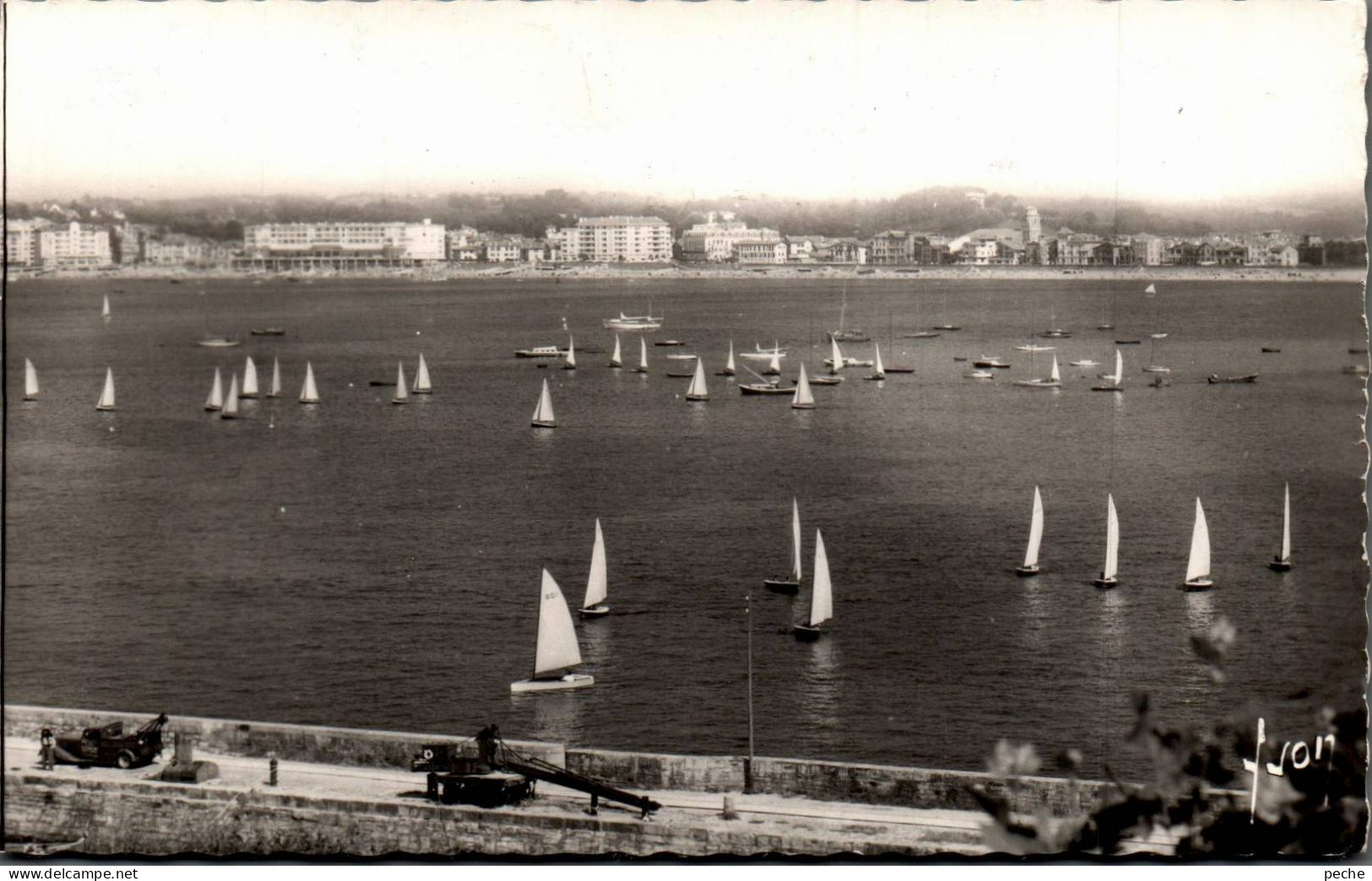 N°11141 -cpsm Saint Jean De Luz -des Régates Dans La Baie- - Sailing