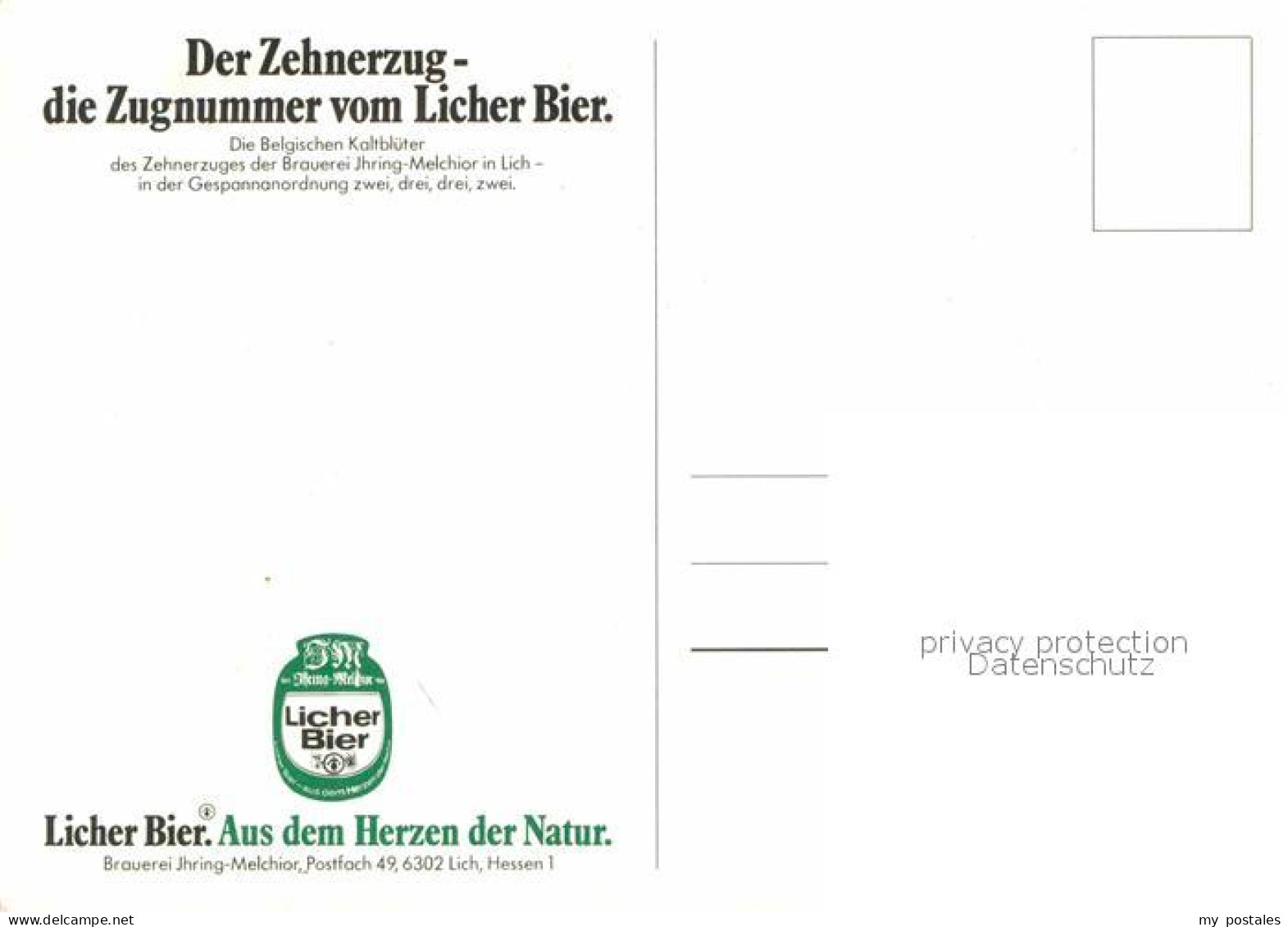 72879583 Lich Hessen Der Zehnerzug Lich - Lich