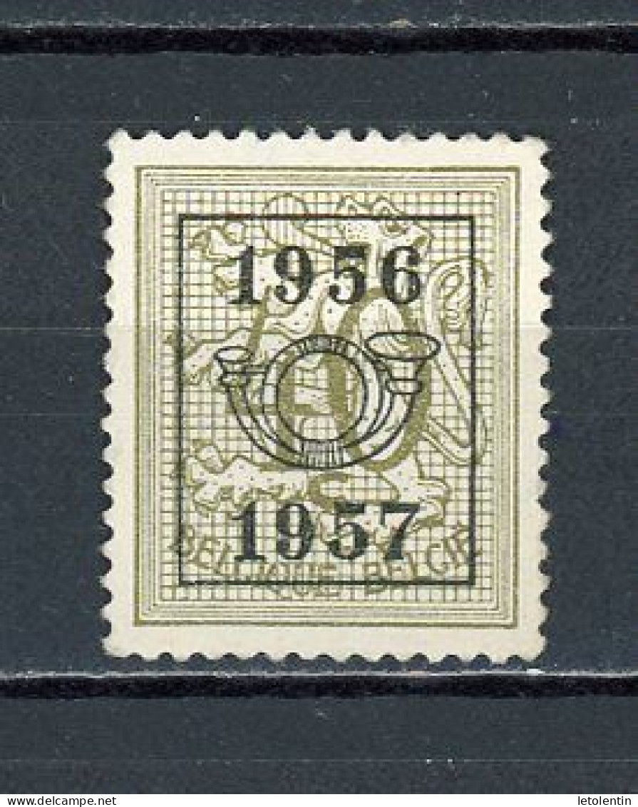 BELGIQUE:  1956-1957 PREO N° Yvert 330 (*) - Typos 1951-80 (Chiffre Sur Lion)