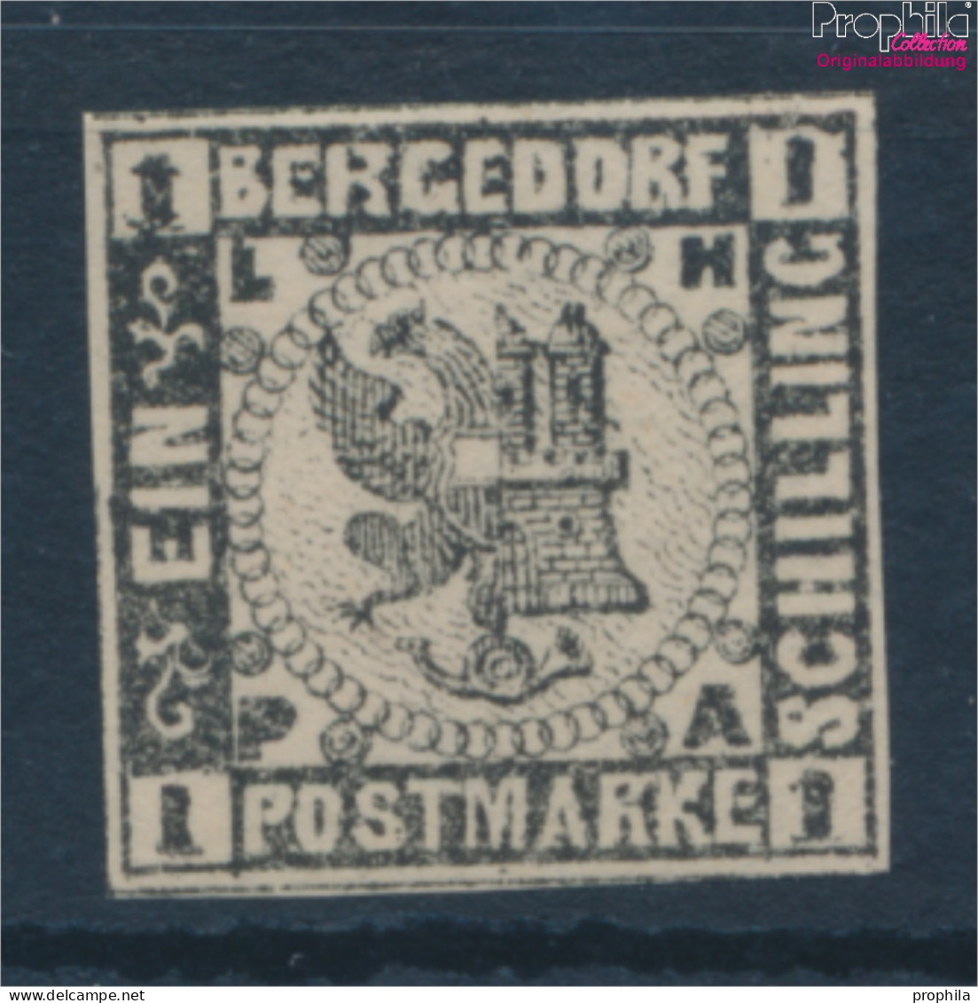 Bergedorf 2ND Neu- Bzw. Nachdruck Postfrisch 1887 Wappen (10335903 - Bergedorf