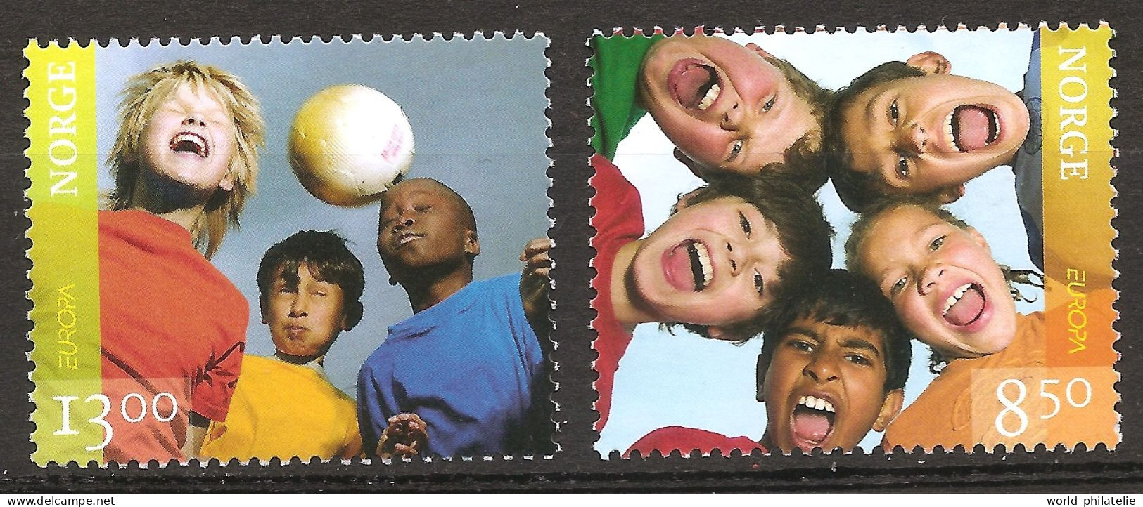 Norvège Norge 2006 N° 1536 / 7 ** Europa, Intégration, Immigration, Anti-Racisme, Ballon, Football, Tête, Sourire, Cri - Unused Stamps