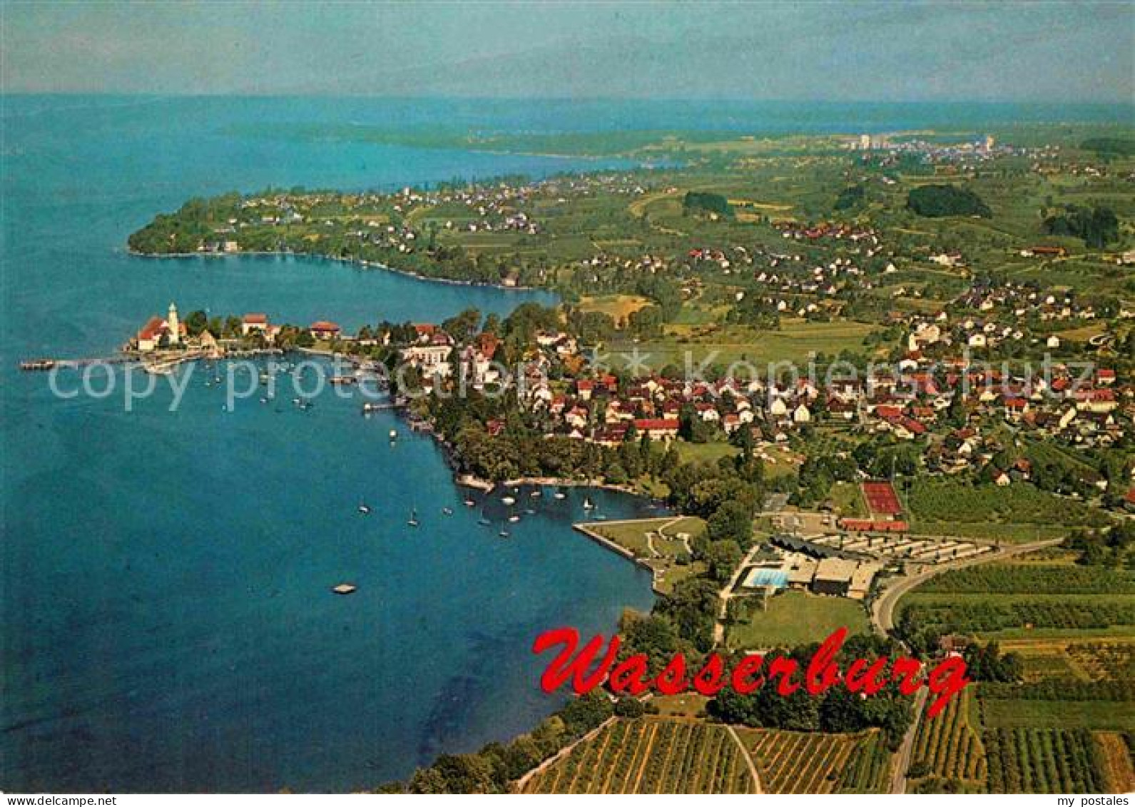 72878788 Wasserburg Bodensee Fliegeraufnahme Wasserburg - Wasserburg A. Bodensee