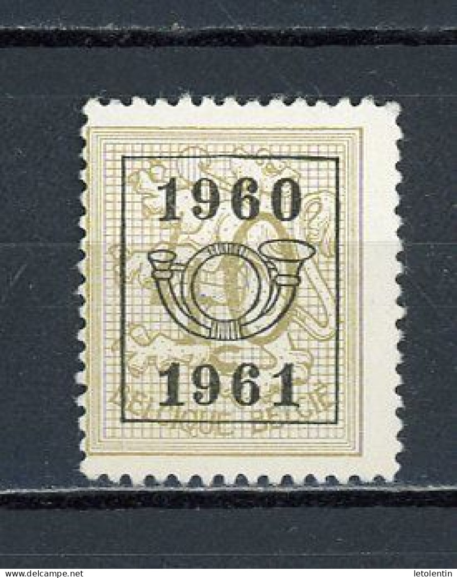 BELGIQUE:  1960-1961 PREO N° Yvert 374 (*) - Typos 1951-80 (Chiffre Sur Lion)