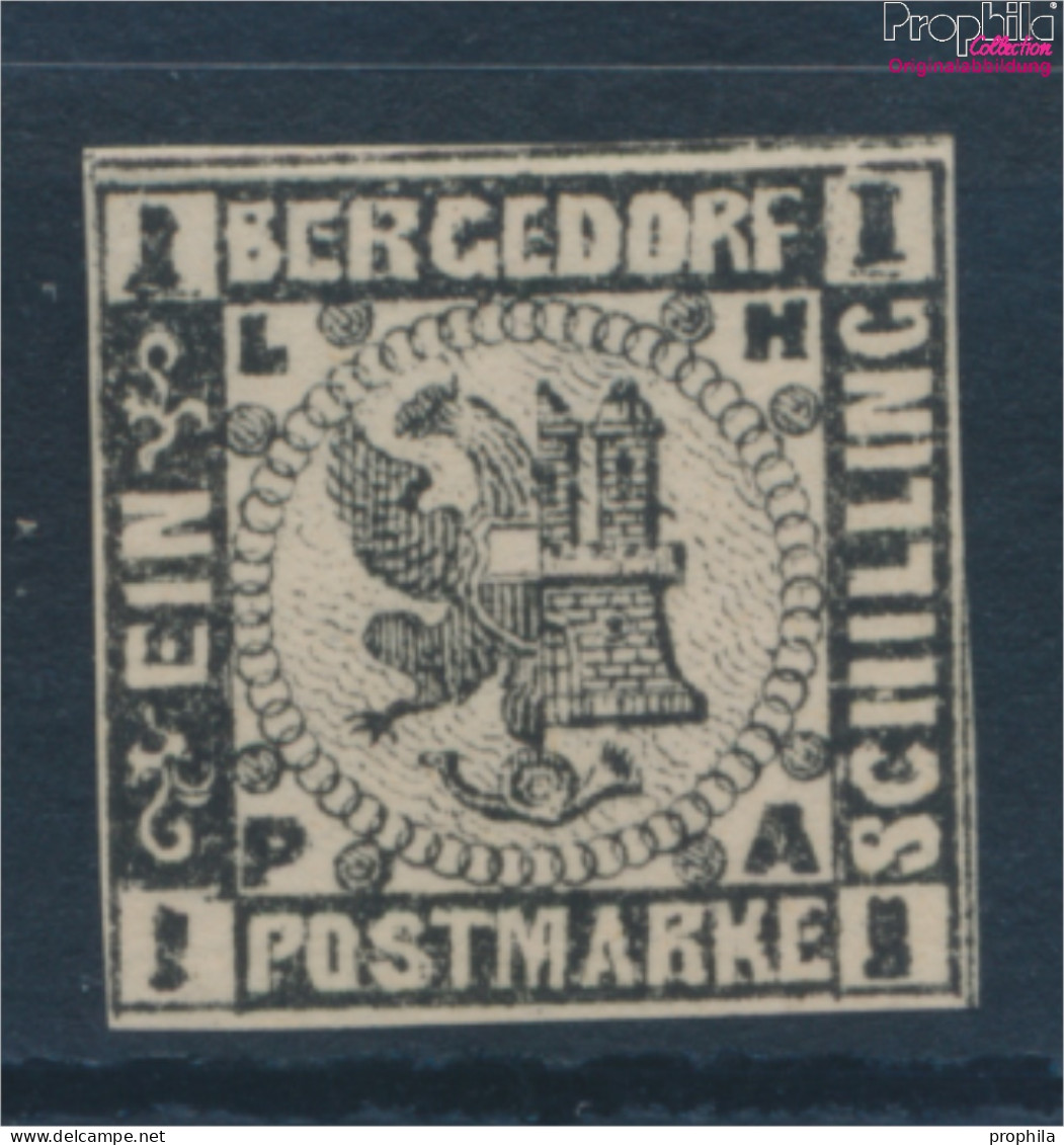 Bergedorf 2ND Neu- Bzw. Nachdruck Postfrisch 1887 Wappen (10335913 - Bergedorf