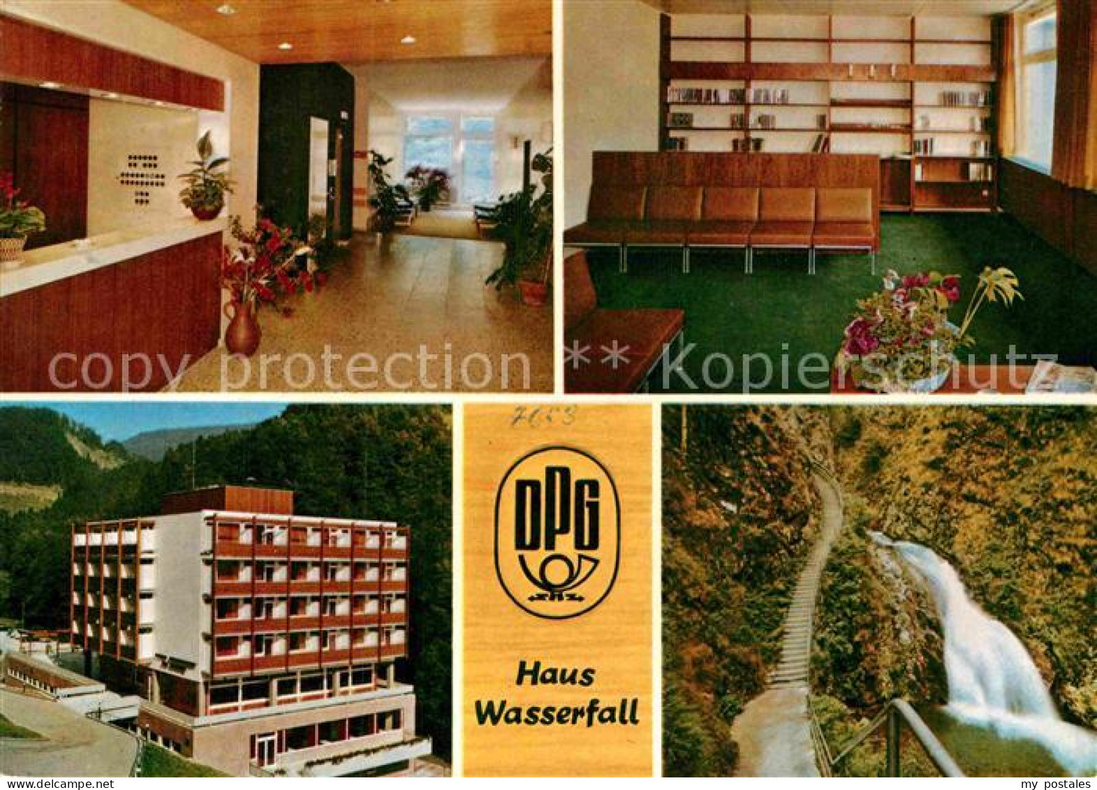 72878706 Oppenau Schulungs Und Erholungsheim Der Deutschen Postgewerkschaft Haus - Oppenau