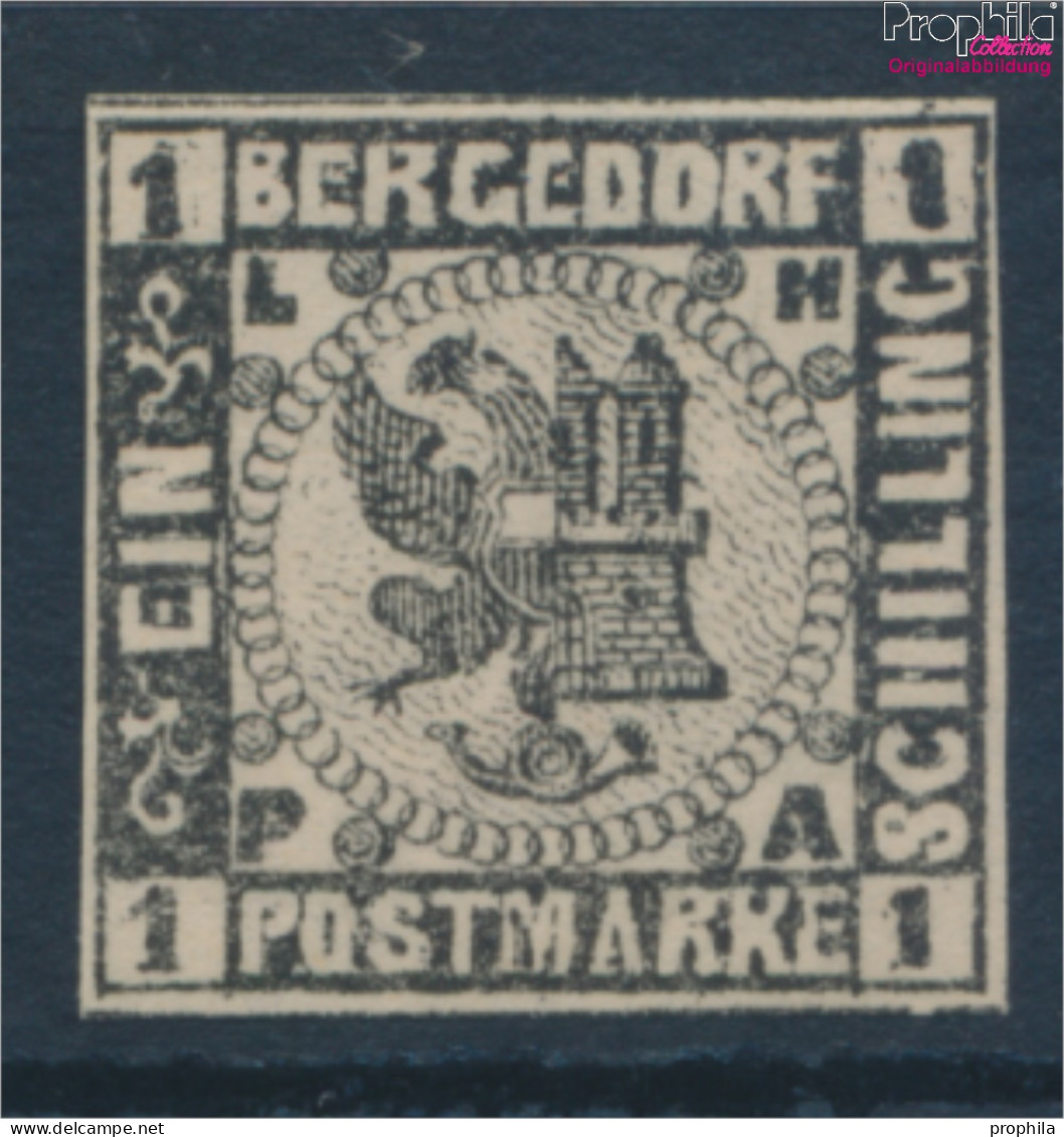 Bergedorf 2ND Neu- Bzw. Nachdruck Postfrisch 1887 Wappen (10335918 - Bergedorf