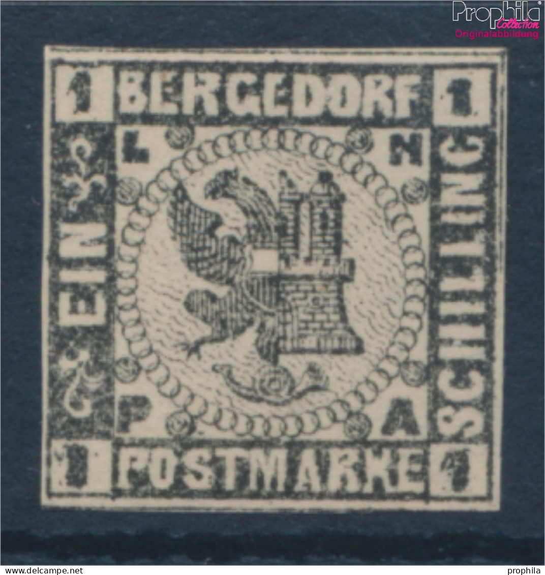 Bergedorf 2ND Neu- Bzw. Nachdruck Postfrisch 1887 Wappen (10335919 - Bergedorf