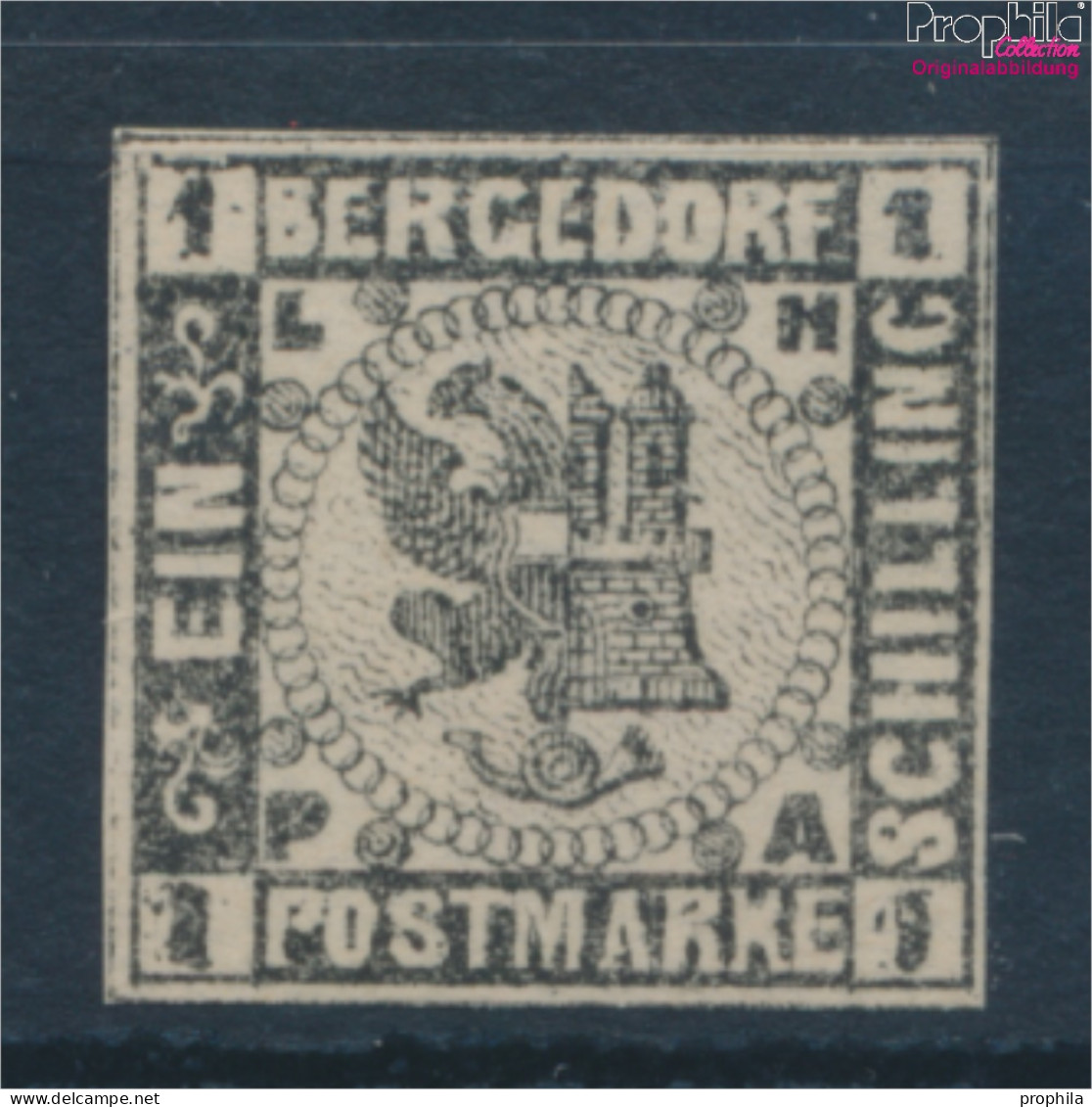 Bergedorf 2ND Neu- Bzw. Nachdruck Postfrisch 1887 Wappen (10335921 - Bergedorf