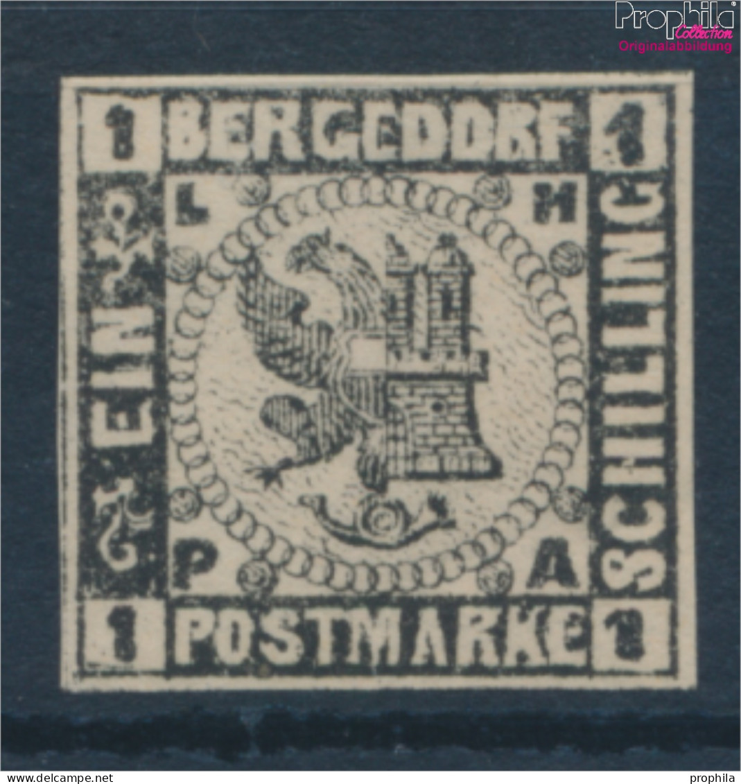 Bergedorf 2ND Neu- Bzw. Nachdruck Postfrisch 1887 Wappen (10335923 - Bergedorf