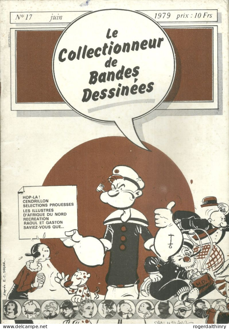 LE COLLECTIONNEUR DE BANDES DESSINEES N°17 Juin 1979 - Altri & Non Classificati