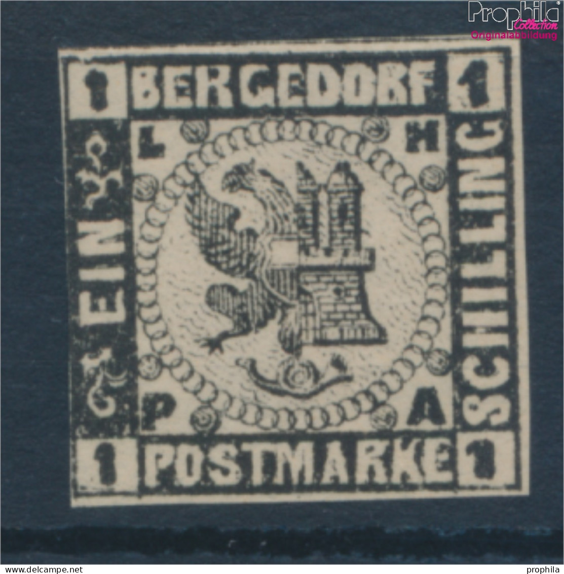 Bergedorf 2ND Neu- Bzw. Nachdruck Postfrisch 1887 Wappen (10335946 - Bergedorf