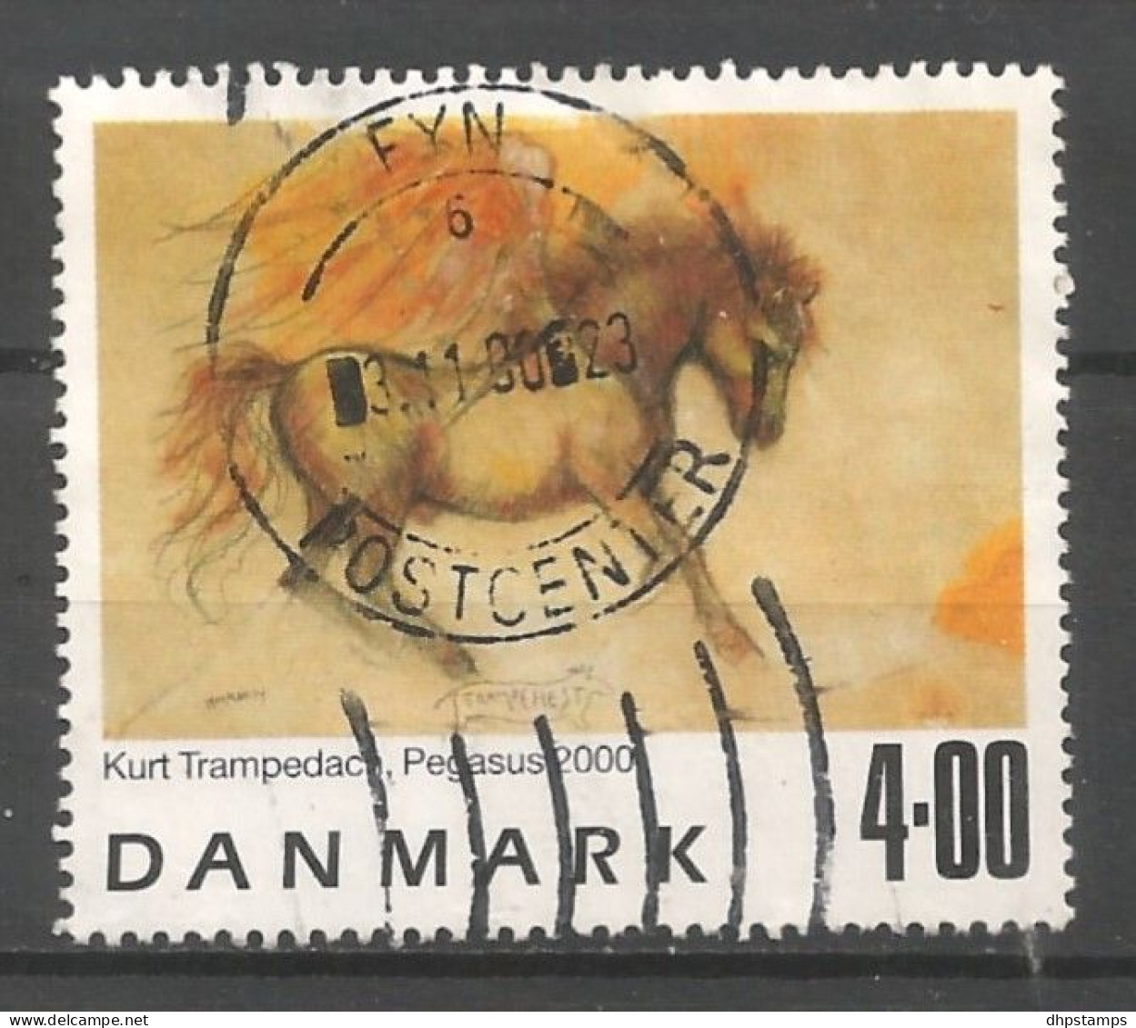 Denmark 2000 Horse Painting Y.T. 1264 (0) - Usati