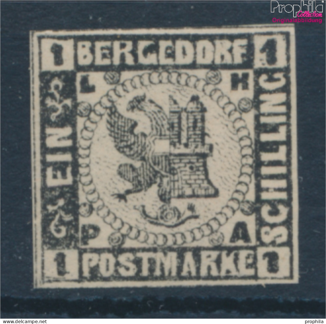 Bergedorf 2ND Neu- Bzw. Nachdruck Postfrisch 1887 Wappen (10335951 - Bergedorf