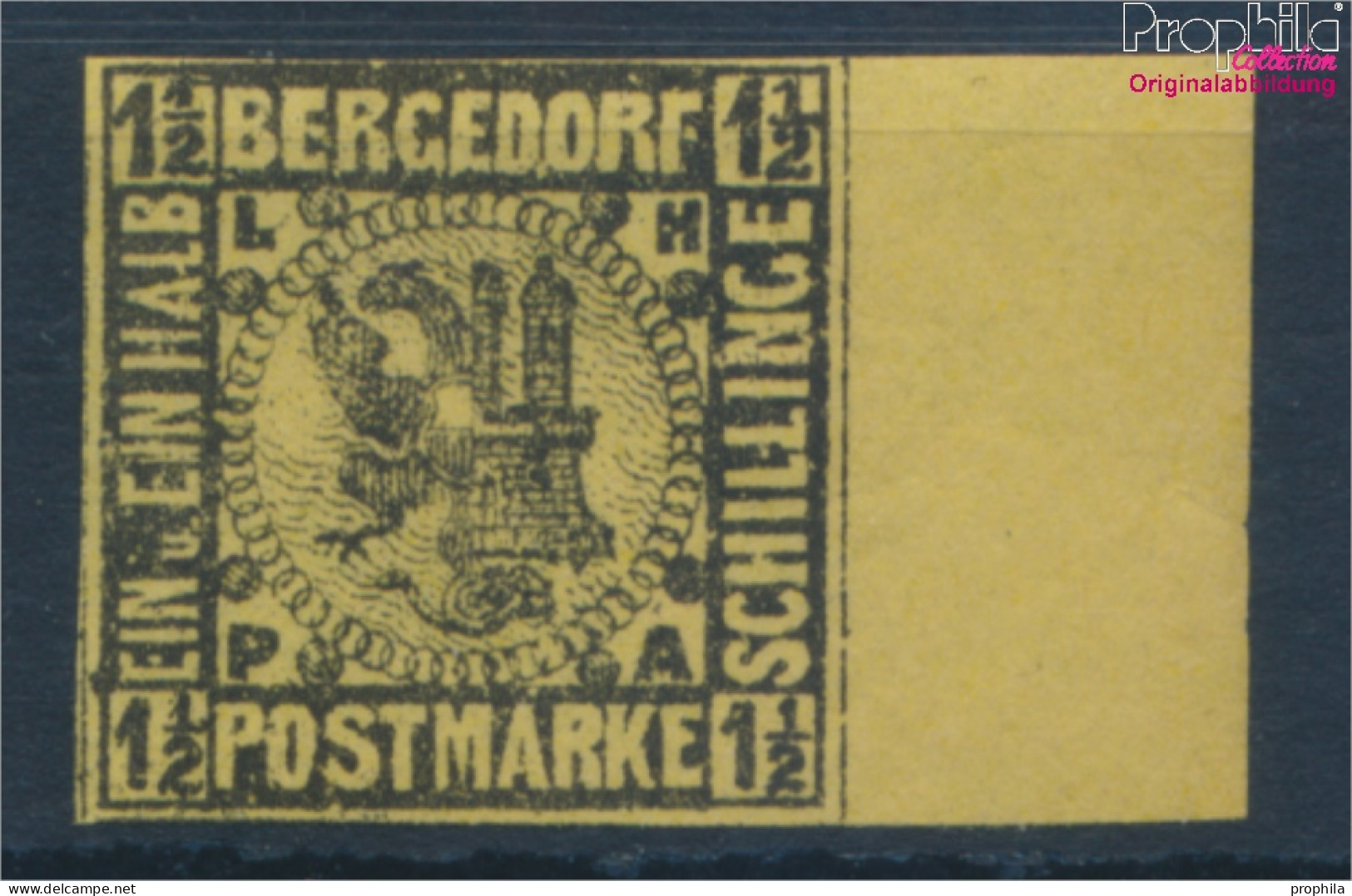 Bergedorf 3ND Neu- Bzw. Nachdruck Postfrisch 1887 Wappen (10335847 - Bergedorf