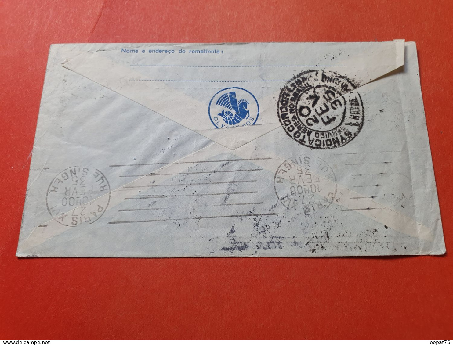 Brésil - Enveloppe Pour La France Par Avion Par Cie Lufthansa En 1935  - Réf 3373 - Brieven En Documenten