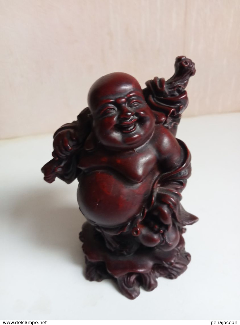 Statuette Bouddha En Résine Hauteur 12 Cm X 8 Cm - Asiatische Kunst