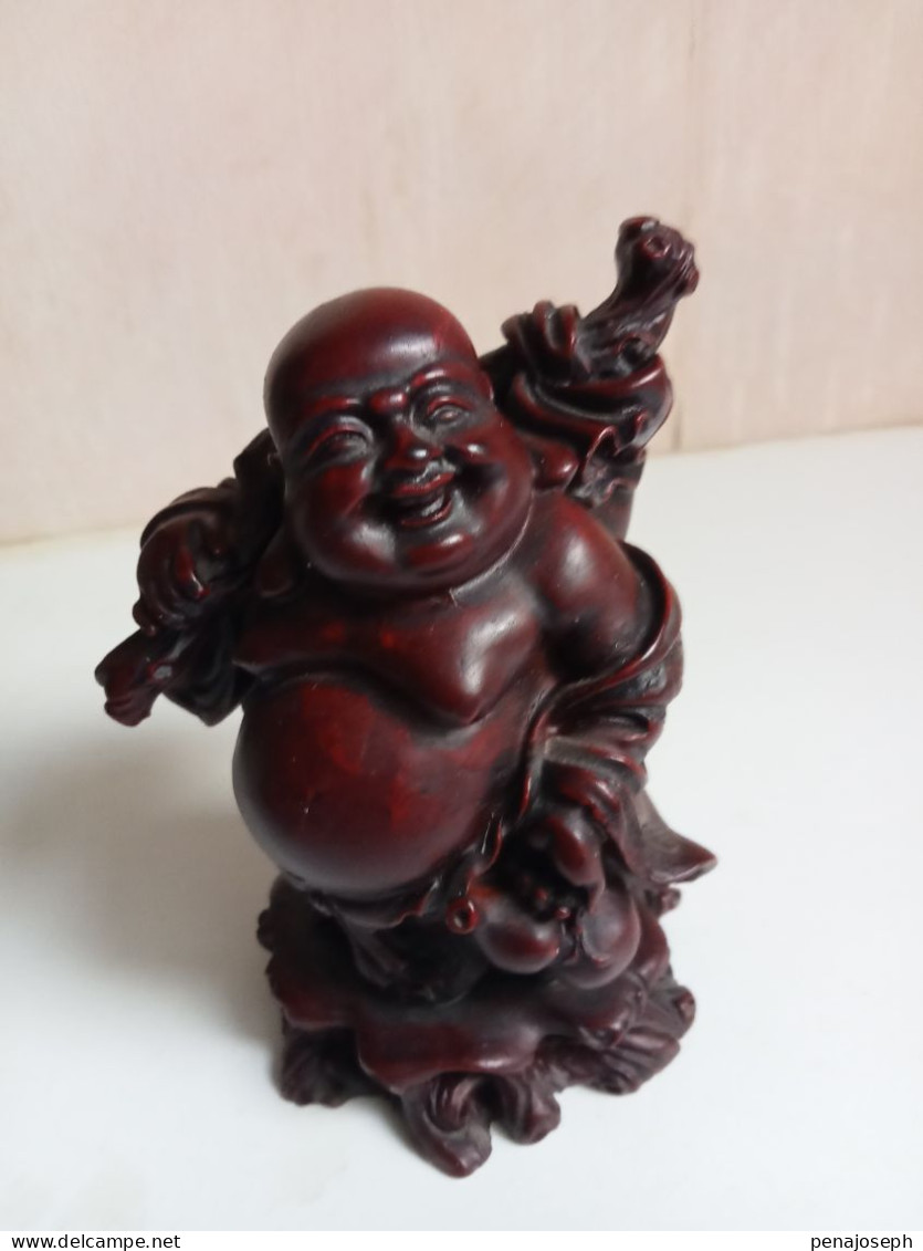 Statuette Bouddha En Résine Hauteur 12 Cm X 8 Cm - Aziatische Kunst