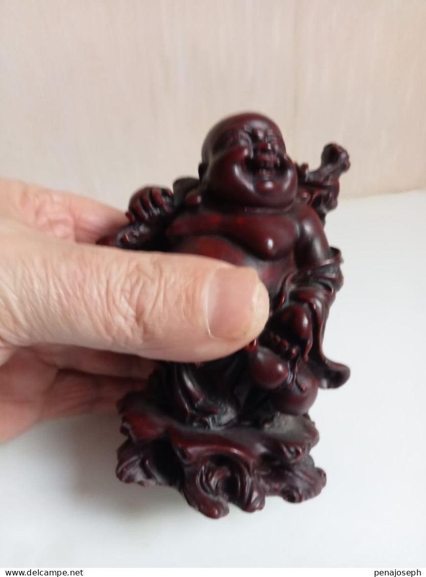 Statuette Bouddha En Résine Hauteur 12 Cm X 8 Cm - Art Asiatique