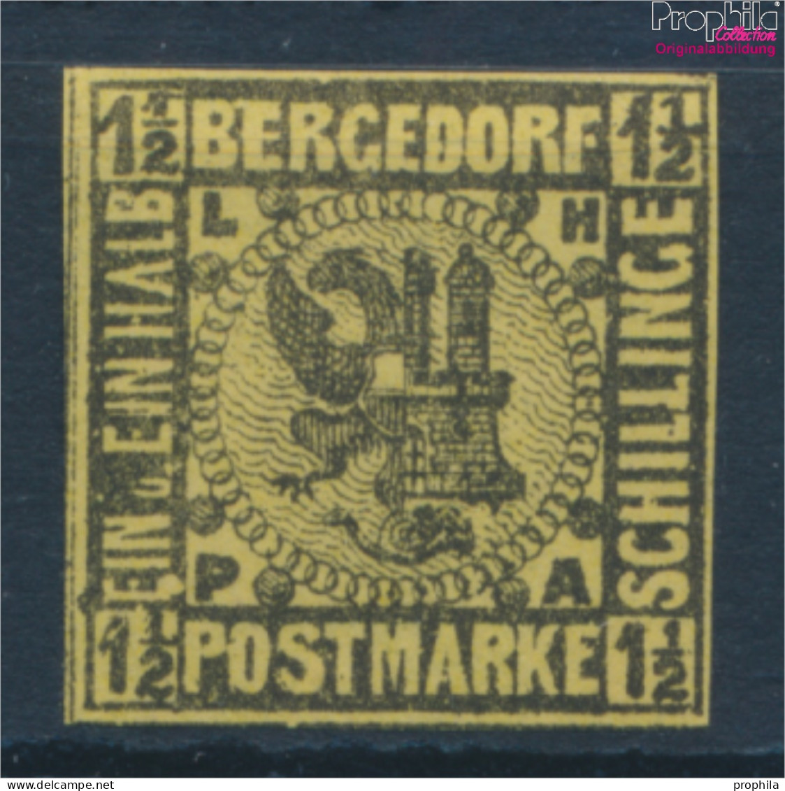 Bergedorf 3ND Neu- Bzw. Nachdruck Postfrisch 1887 Wappen (10335853 - Bergedorf