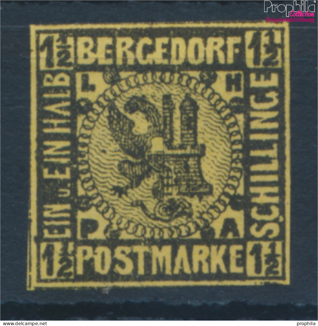 Bergedorf 3ND Neu- Bzw. Nachdruck Postfrisch 1887 Wappen (10335875 - Bergedorf
