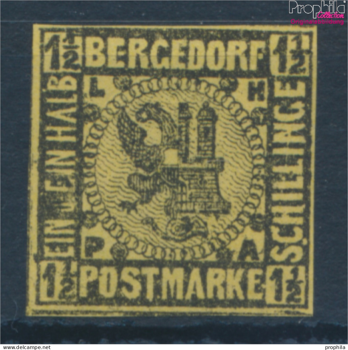 Bergedorf 3ND Neu- Bzw. Nachdruck Postfrisch 1887 Wappen (10335880 - Bergedorf