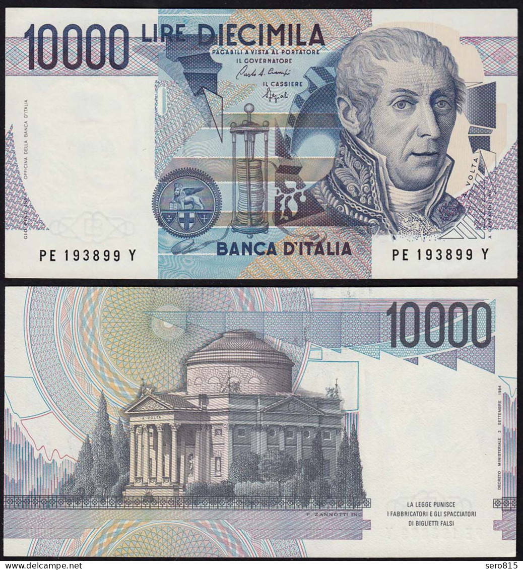 Italy - 10000 10.000 Lire Banknotes 1984 AUNC (1-) Pick 112a  (14798 - Sonstige & Ohne Zuordnung