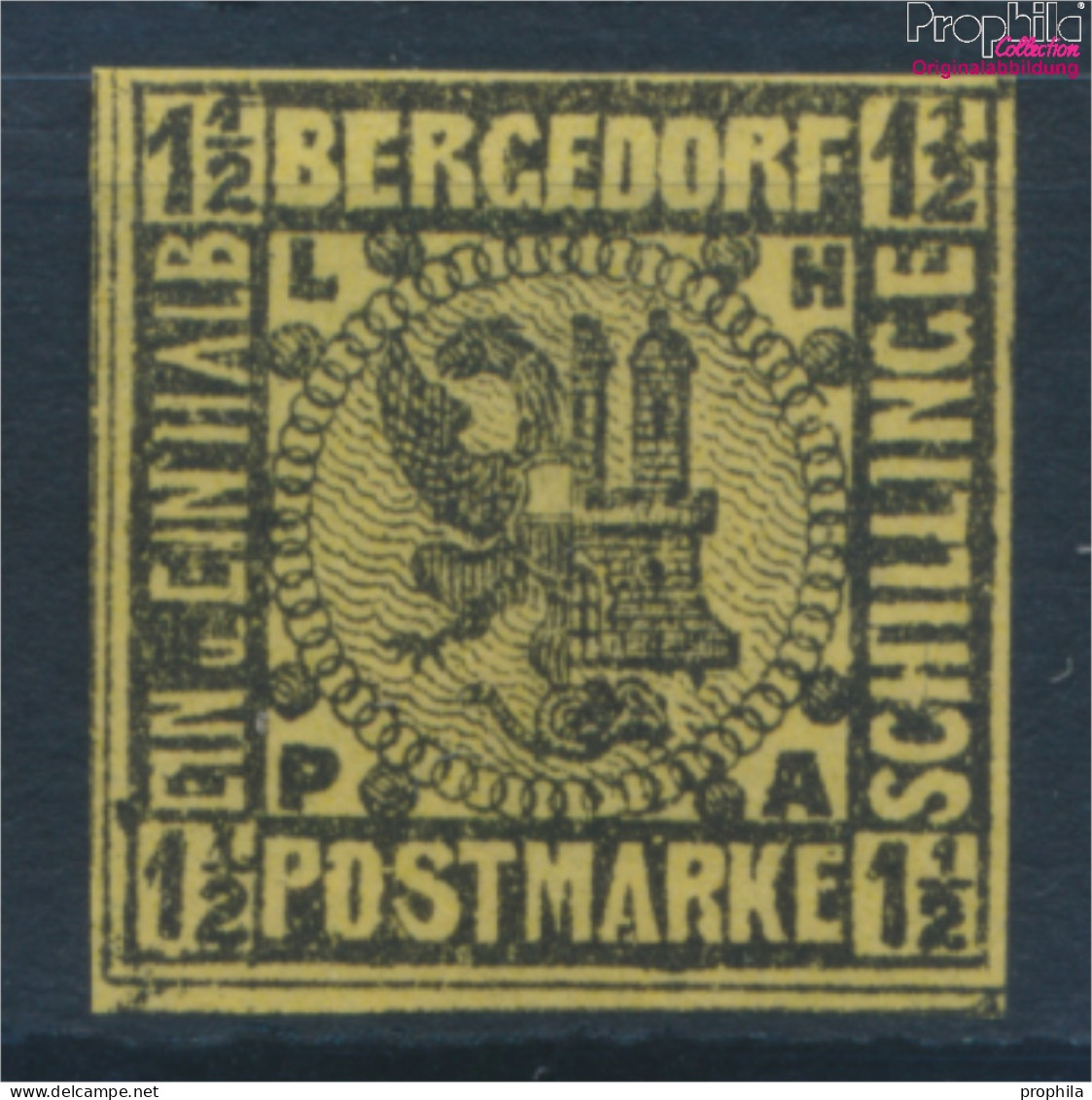 Bergedorf 3ND Neu- Bzw. Nachdruck Postfrisch 1887 Wappen (10335884 - Bergedorf