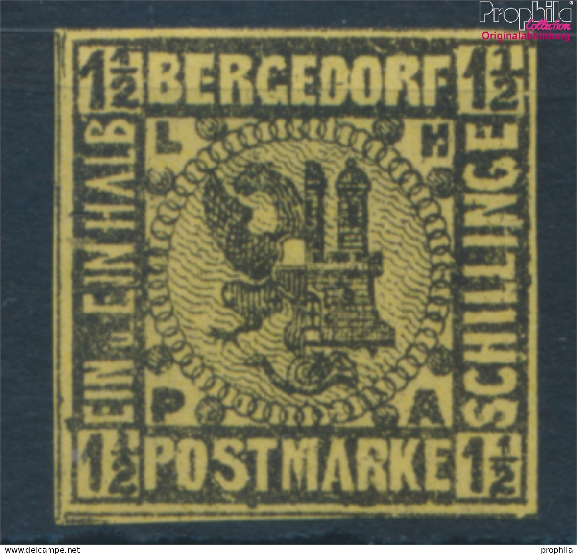Bergedorf 3ND Neu- Bzw. Nachdruck Postfrisch 1887 Wappen (10335885 - Bergedorf