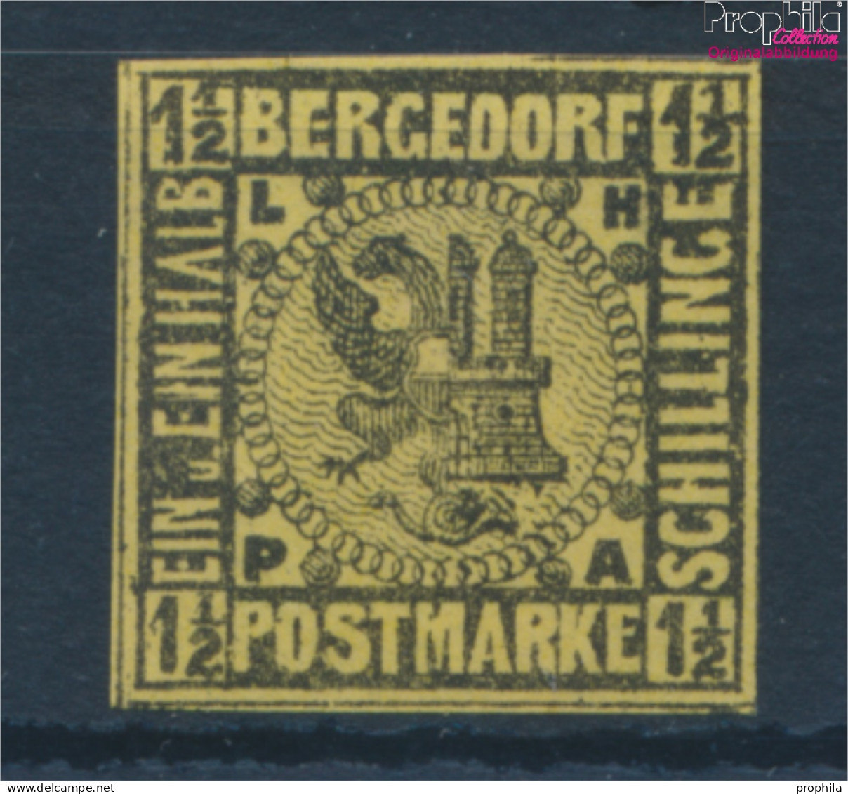 Bergedorf 3ND Neu- Bzw. Nachdruck Postfrisch 1887 Wappen (10335886 - Bergedorf