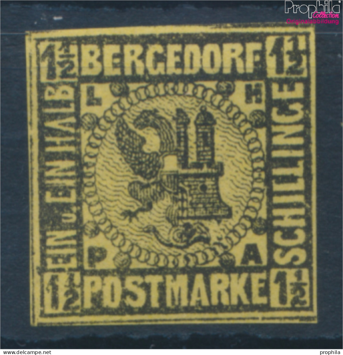 Bergedorf 3ND Neu- Bzw. Nachdruck Postfrisch 1887 Wappen (10335894 - Bergedorf
