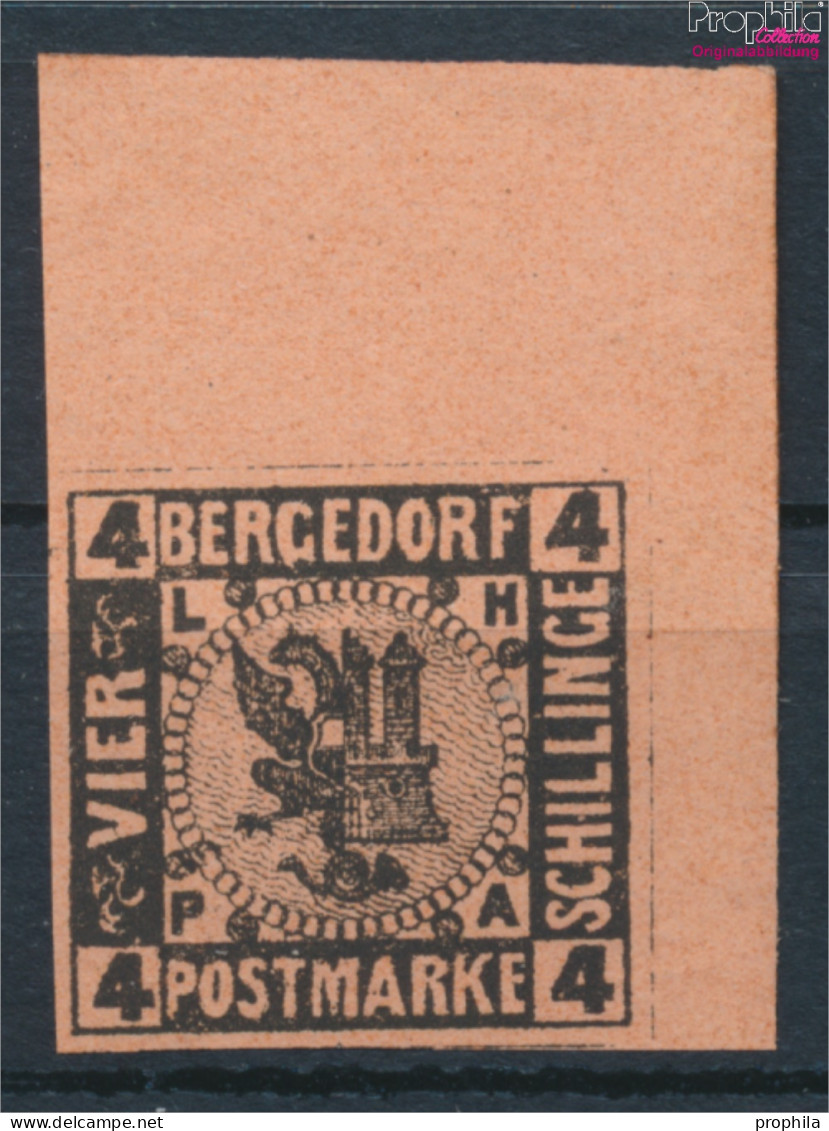 Bergedorf 5ND Neu- Bzw. Nachdruck Mit Falz 1887 Wappen (10339042 - Bergedorf