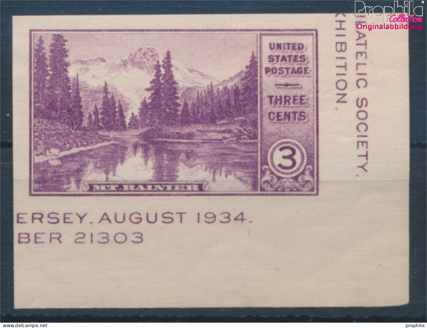 USA 366B (kompl.Ausg.) Postfrisch 1934 Briefmarkenausstellung (10336540 - Unused Stamps