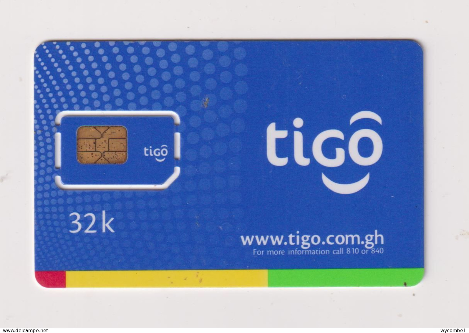 GHANA  - Tigo Unused Chip SIM Phonecard - Ghana