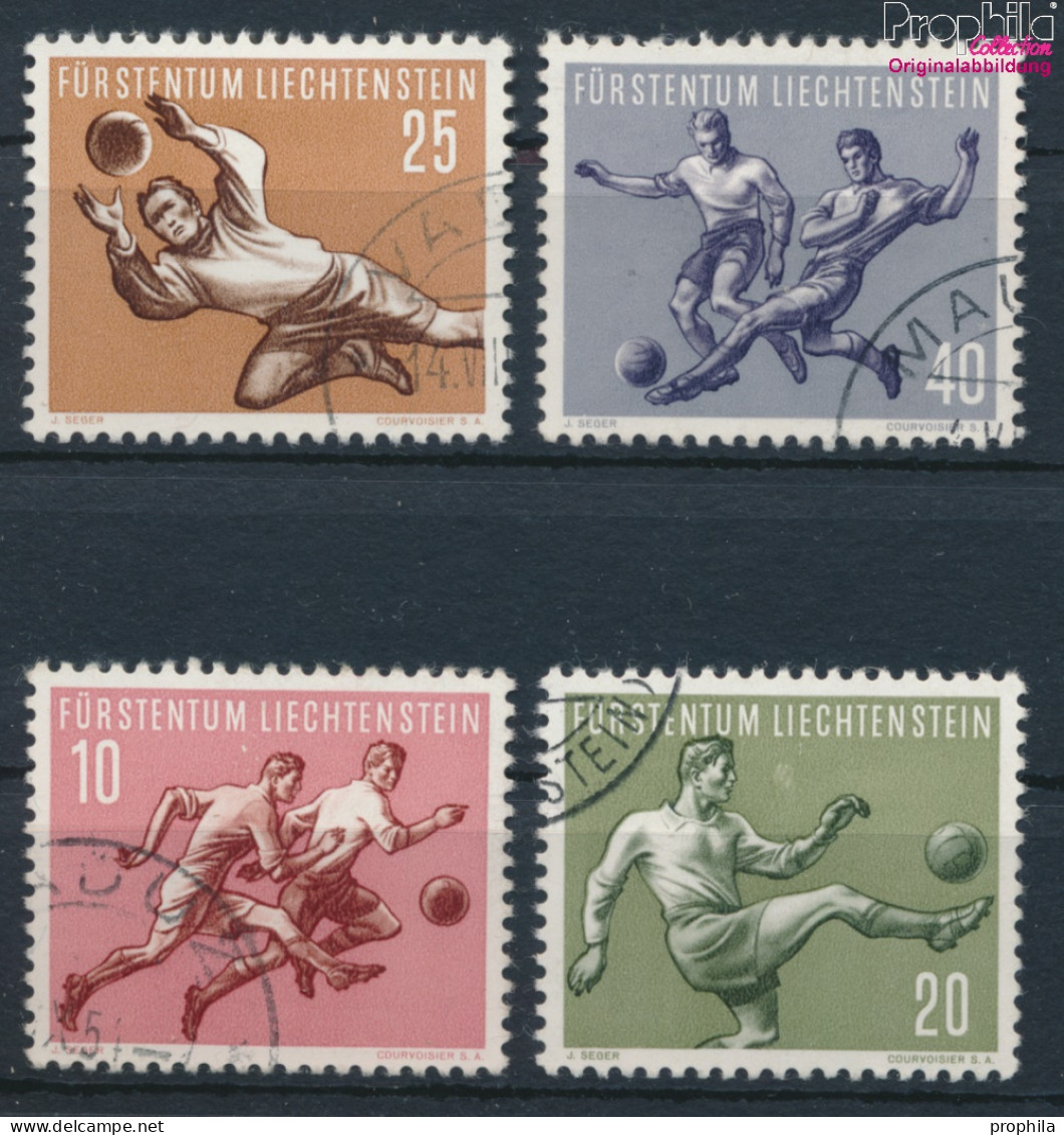 Liechtenstein 322-325 (kompl.Ausg.) Gestempelt 1954 Sport (10331916 - Gebraucht