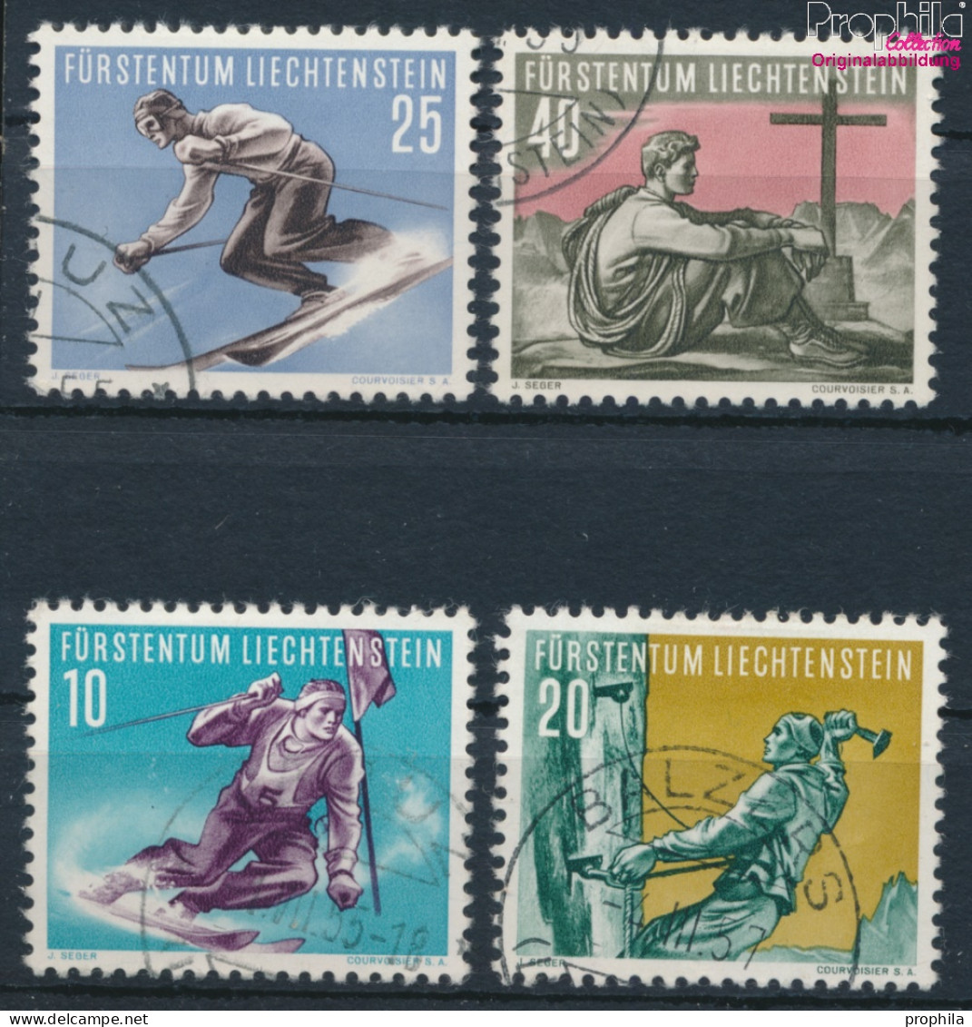 Liechtenstein 334-337 (kompl.Ausg.) Gestempelt 1955 Sport (10331920 - Gebraucht