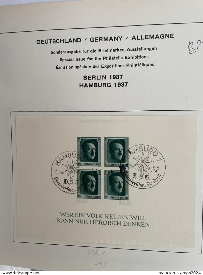 Reich, Michel Block 7 Tm 11, Catalogue Value 265, Desired Revenue 35 - Blocks & Kleinbögen