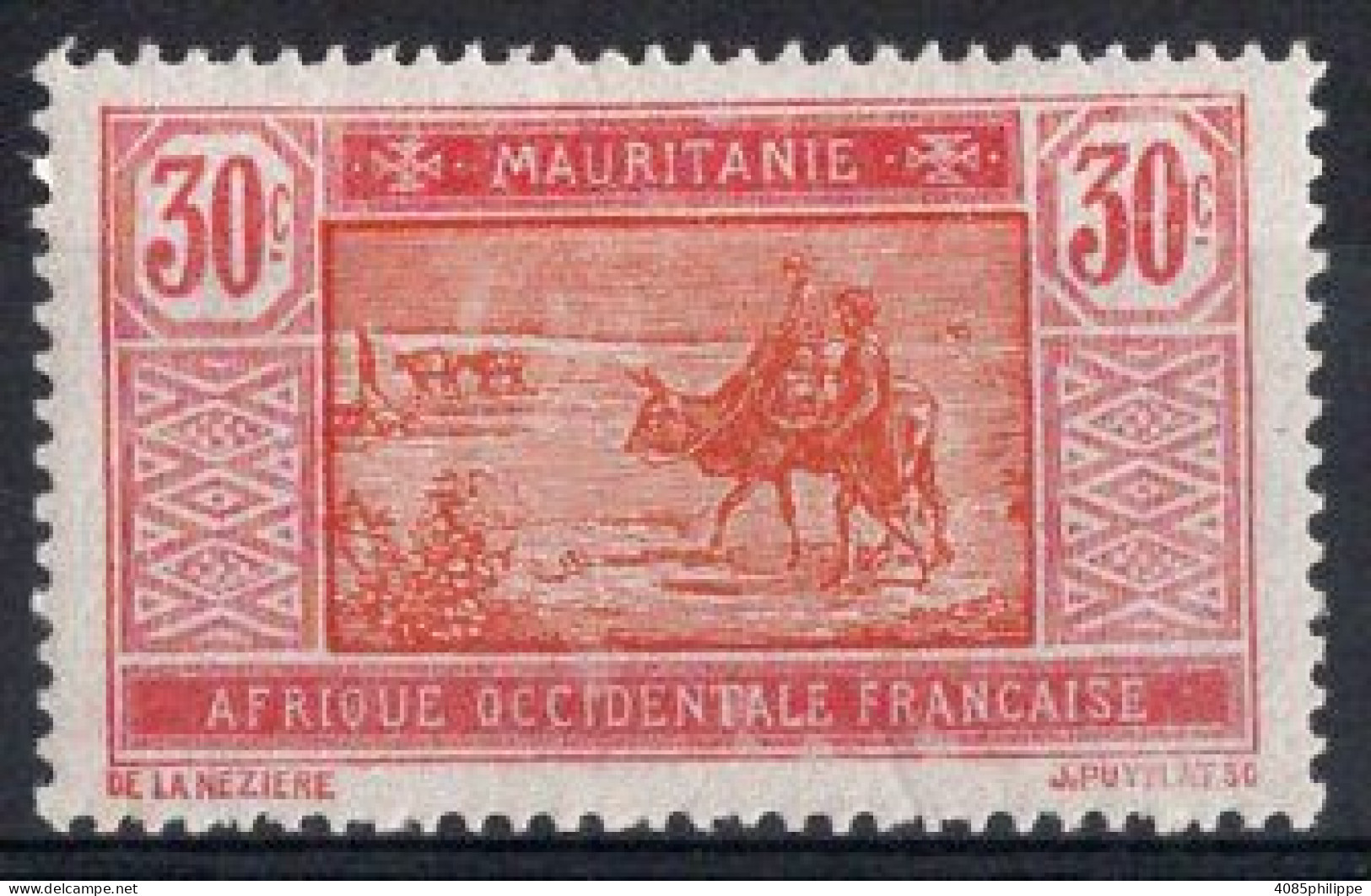 Mauritanie Timbre-poste N°43* Neuf Charnière TB Cote : 2€50 - Neufs