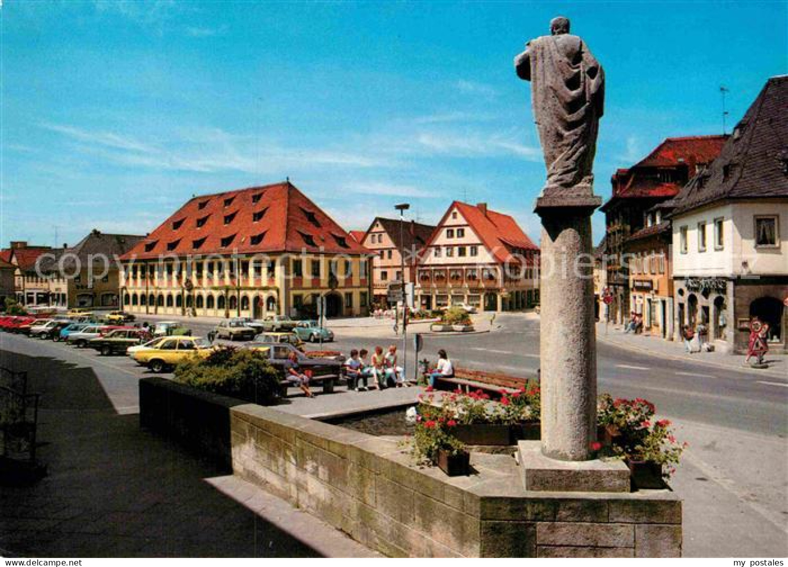 72875475 Lichtenfels Bayern Brunnen Statue Hauptstrasse Lichtenfels - Lichtenfels