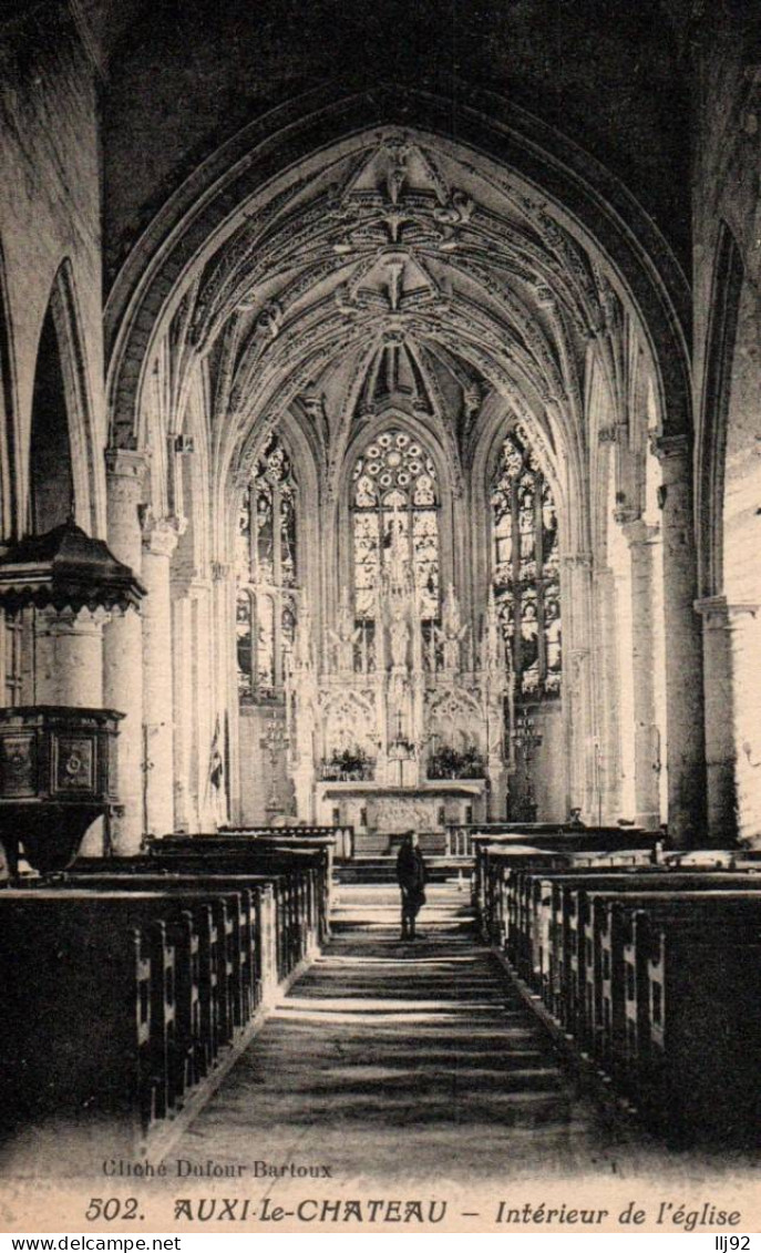 CPA 62 - AUXI-LE-CHATEAU (Pas De Calais) - 502. Intérieur De L'Eglise - Auxi Le Chateau