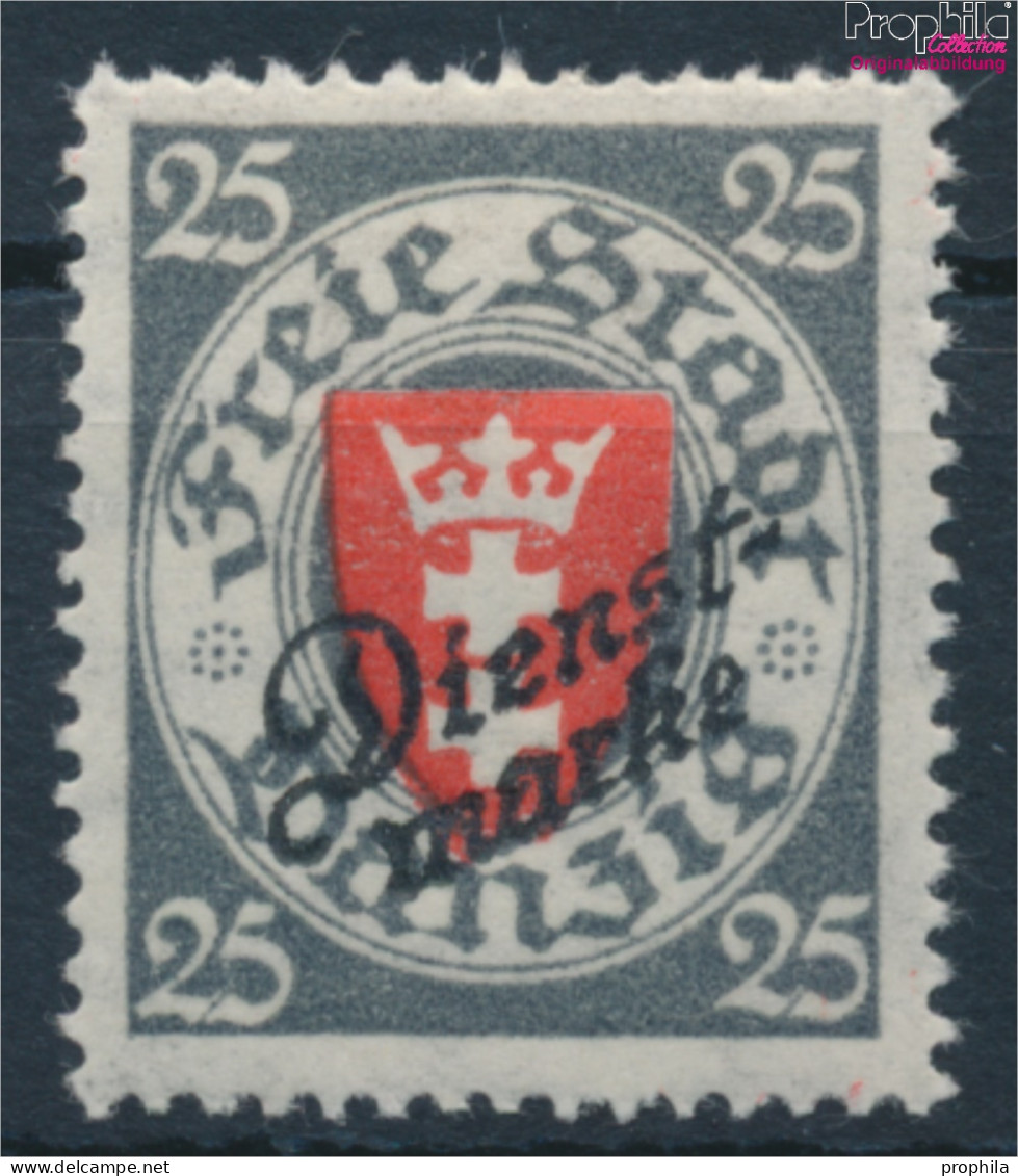 Danzig D46 Mit Falz 1924 Dienstmarke (10339314 - Dienstzegels