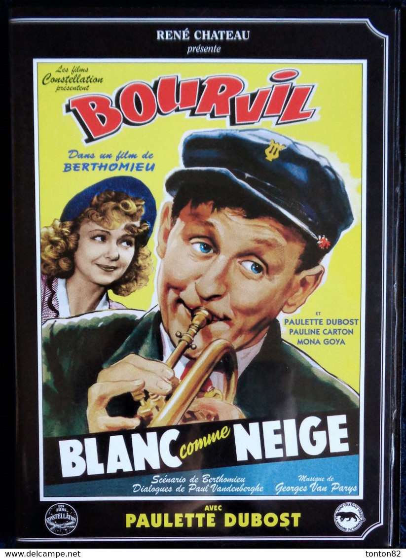 Blanc Comme Neige - Bourvil - Paulette Dubost - Pauline Carton . - Comédie