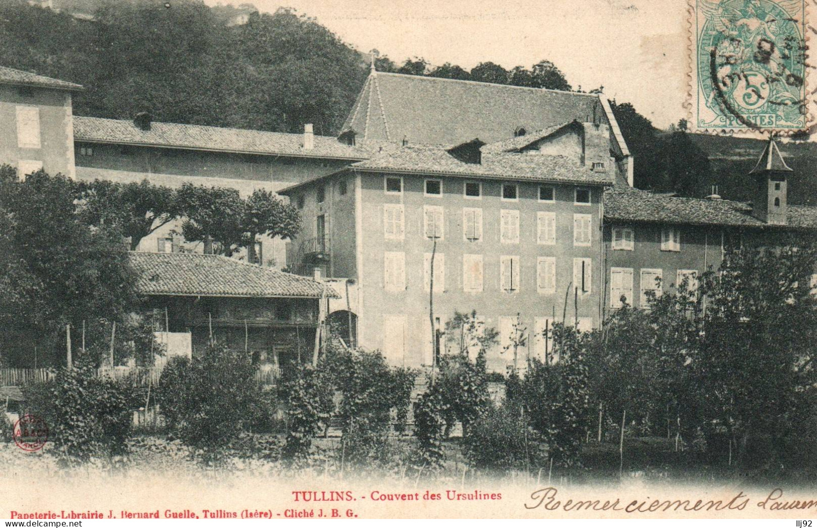 CPA 38 - TULLINS (Isère) - Couvent Des Ursulines - Tullins