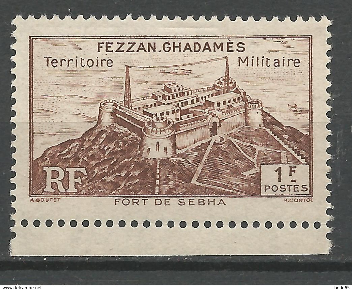 FEZZAN N° 30 NEUF** LUXE SANS CHARNIERE NI TRACE Très Bon Centrage / Hingeless  / MNH - Unused Stamps