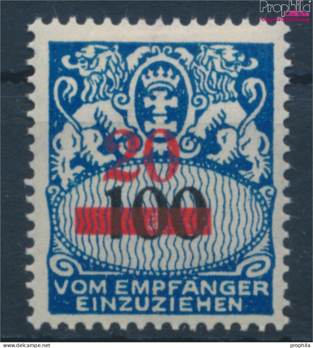 Danzig P42 Mit Falz 1932 Portomarke (10335789 - Impuestos