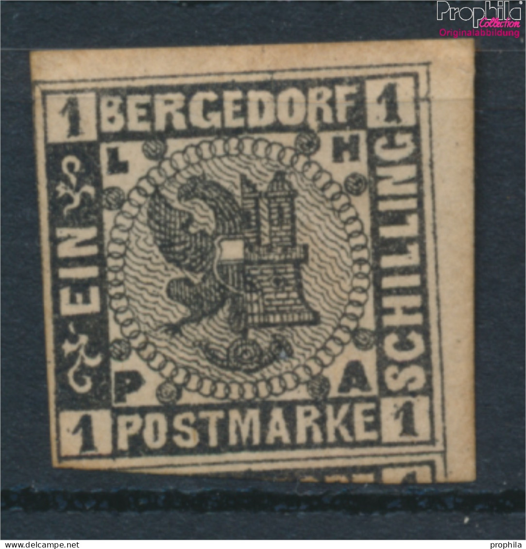 Bergedorf 2 Ungebraucht 1861 Wappen (10339049 - Bergedorf