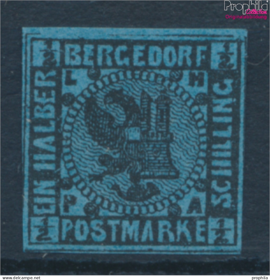 Bergedorf 1ND Neu- Bzw. Nachdruck Ungebraucht 1887 Wappen (10335574 - Bergedorf